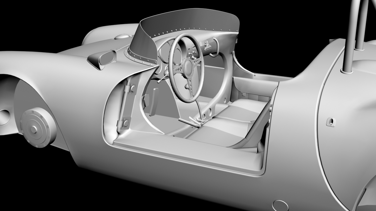 Porsche 550 Spyder 3D model - 3 Porsche 550 Spyder 3D model - 3