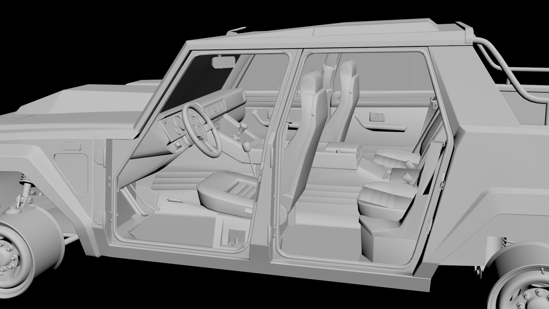 Lamborghini LM002 3D model - 3 Lamborghini LM002 3D model - 3