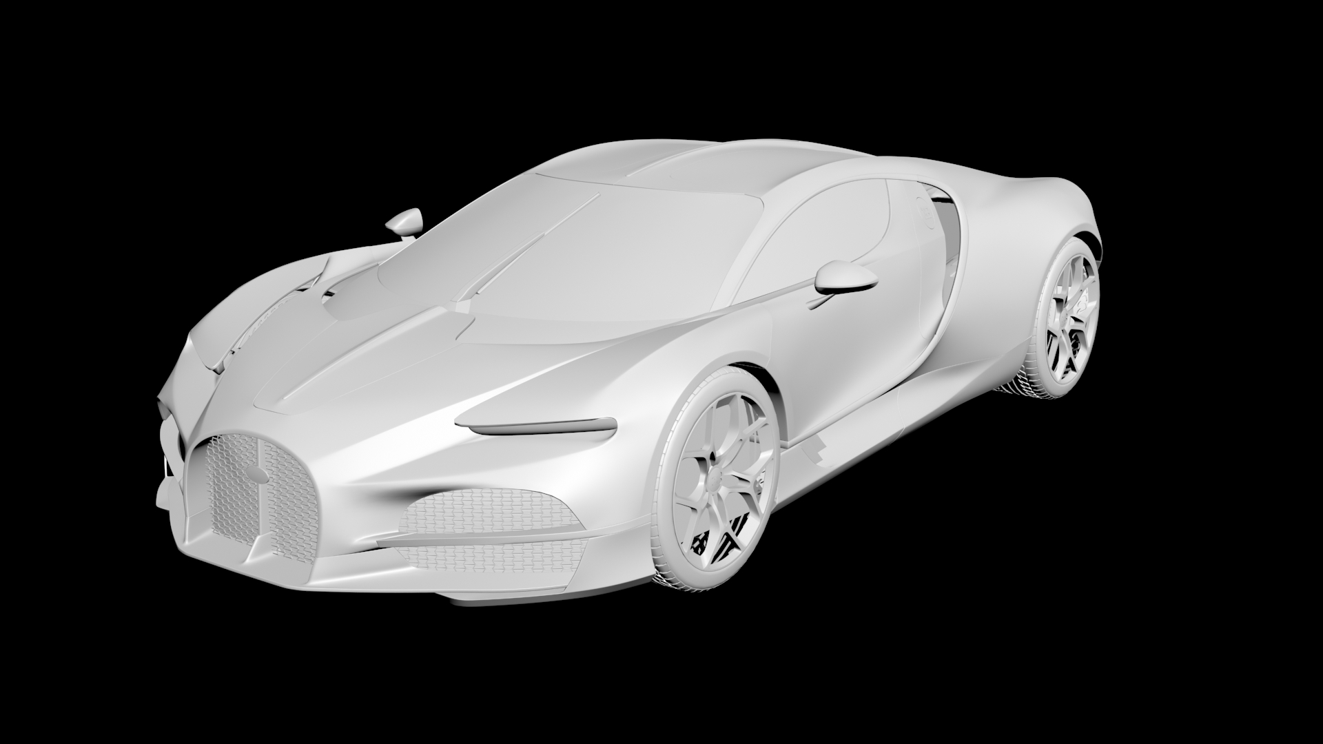 Bugatti Tourbillon 3D model - 1 Bugatti Tourbillon 3D model - 1