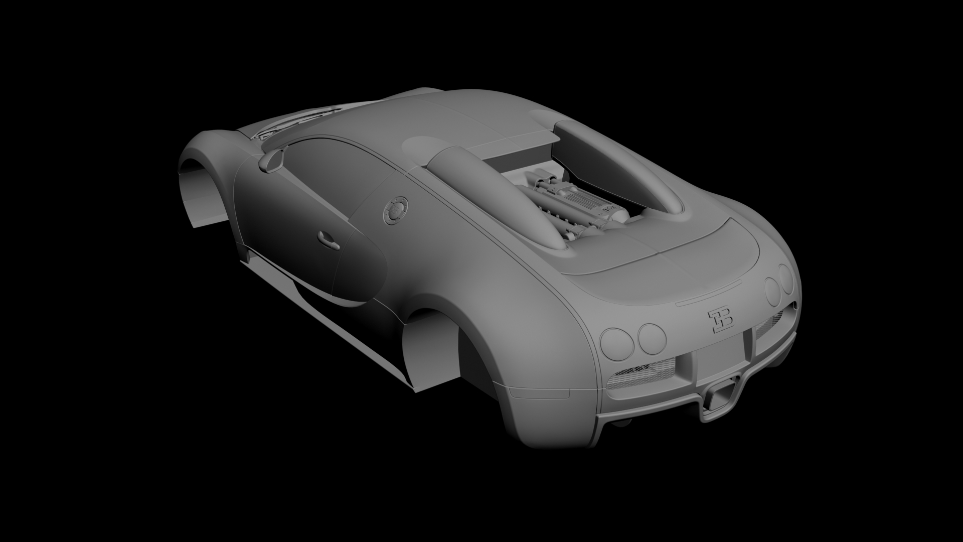 Bugatti Veyron 3D model - 2 Bugatti Veyron 3D model - 2
