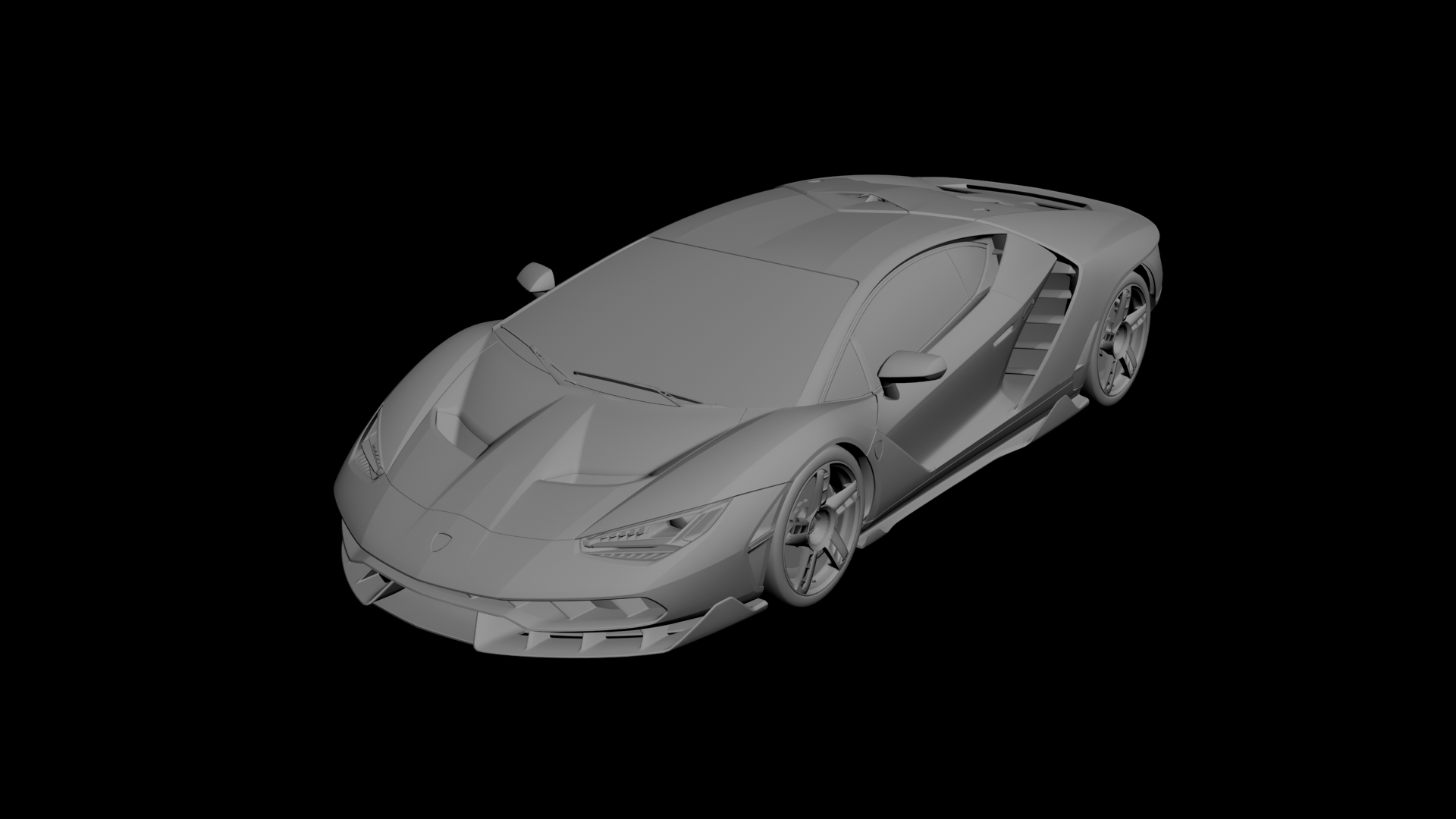 Lamborghini Centenario 3D model - 1 Lamborghini Centenario 3D model - 1