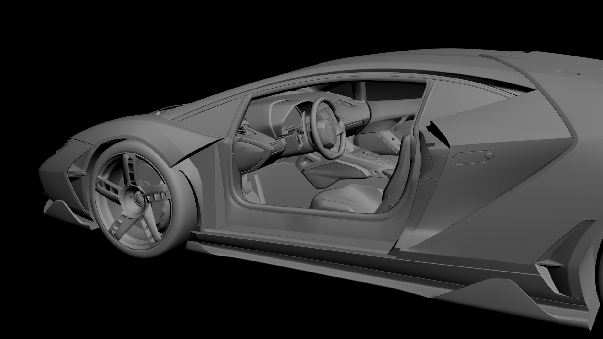 Lamborghini Centenario 3D model - 3 Lamborghini Centenario 3D model - 3