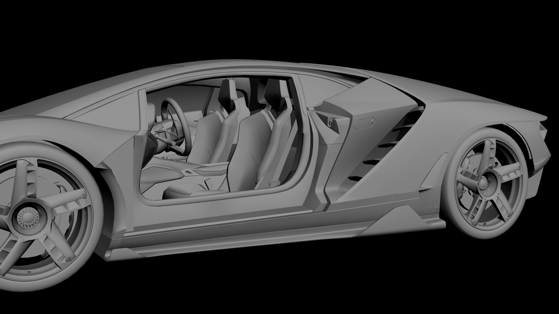 Lamborghini Centenario 3D model - 4 Lamborghini Centenario 3D model - 4