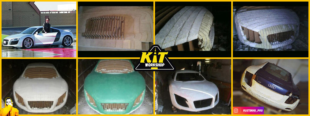 Audi R8 replica, kit car, body kit from car buck files Audi R8 replica, kit car, body kit from car buck files