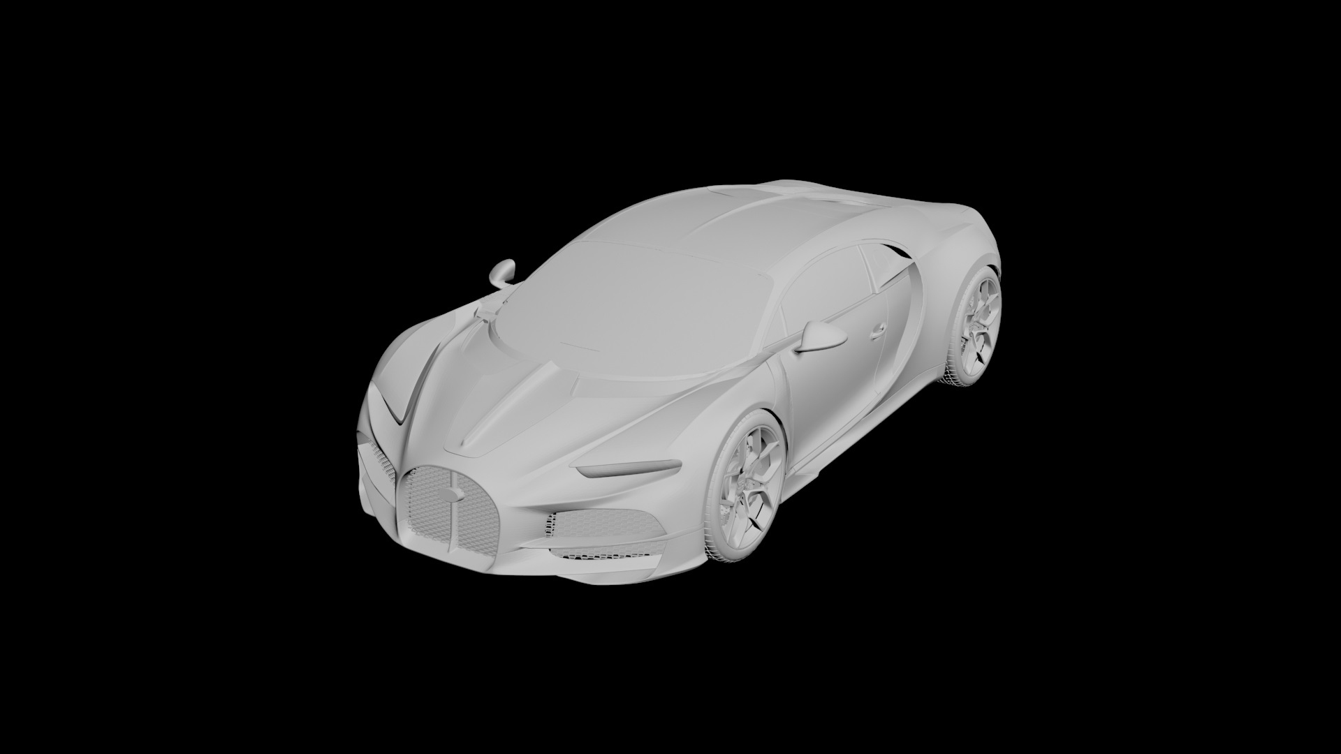 Bugatti Chirbilon 3D model - 1 Bugatti Chirbilon 3D model - 1