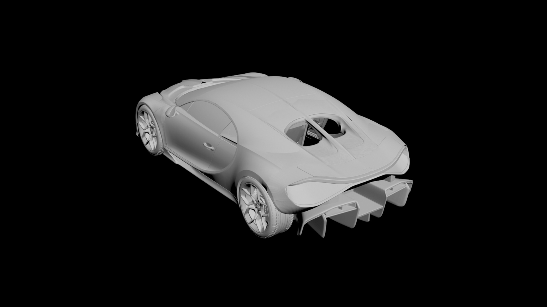 Bugatti Chirbilon 3D model - 2 Bugatti Chirbilon 3D model - 2