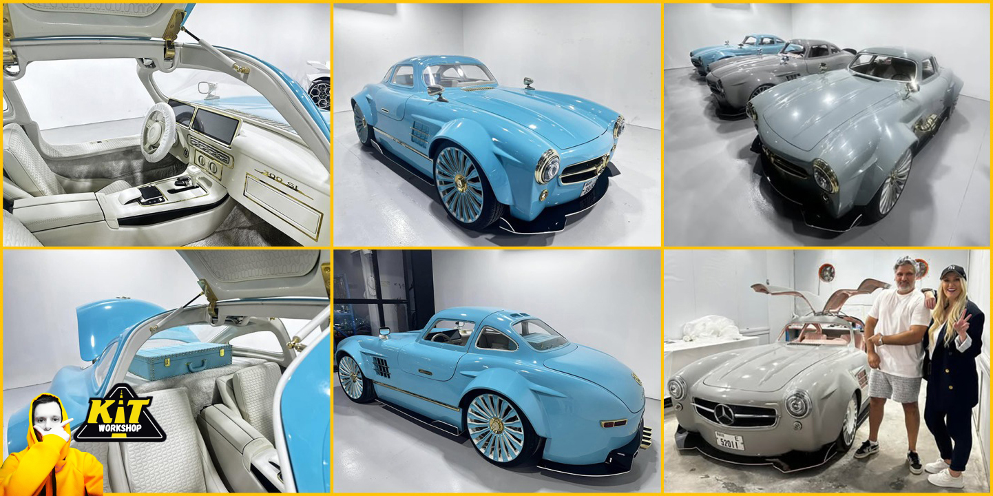 Custom Mercedes 300SL Gullwing replica, kit car, body kit