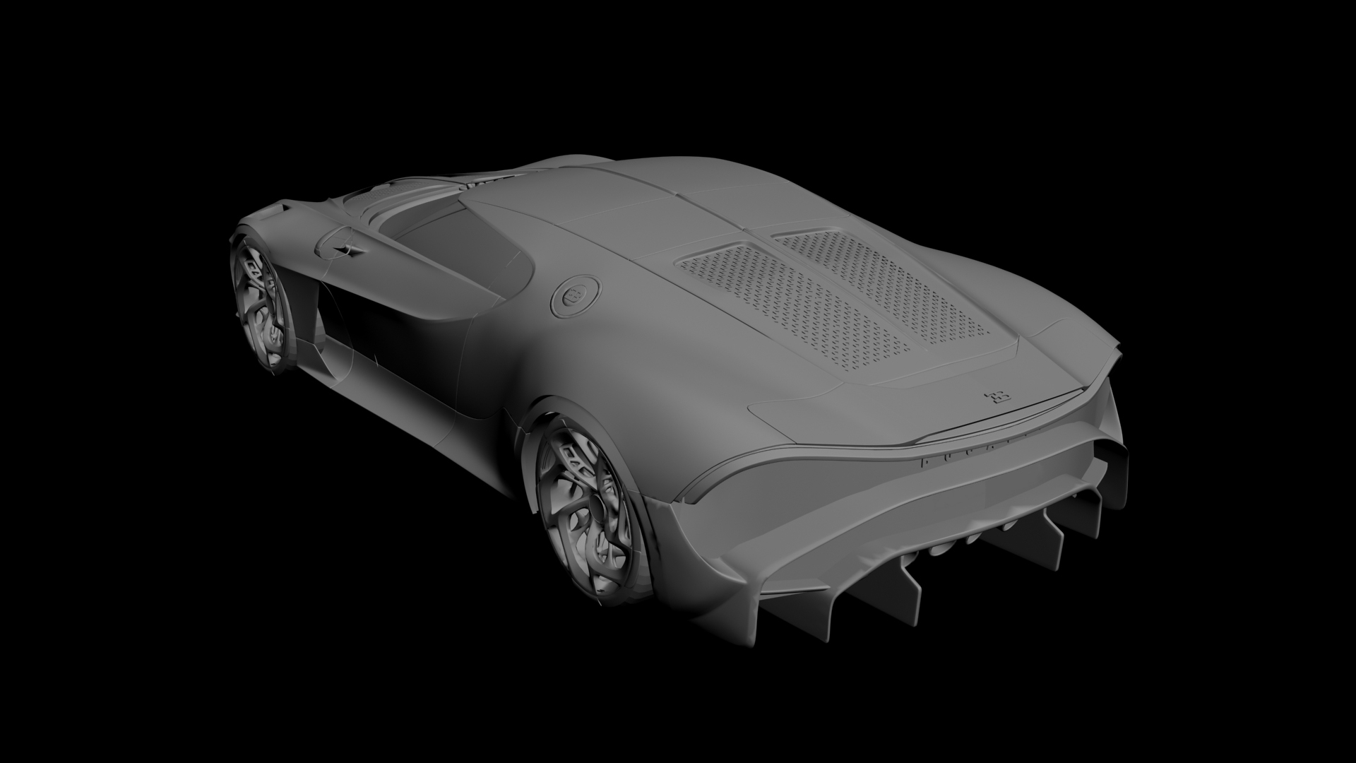 Bugatti La Voiture Noire 3D model - 2