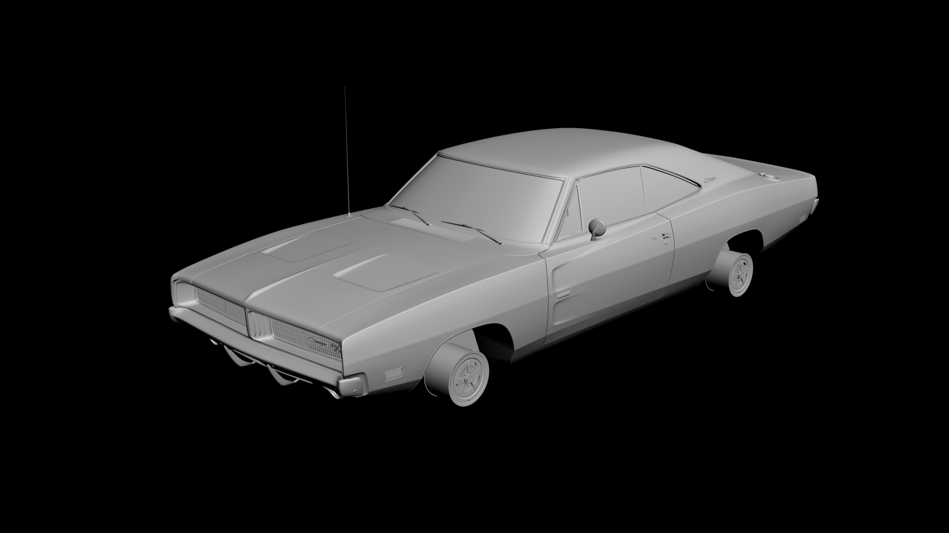 Dodge Charger 3D model - 1