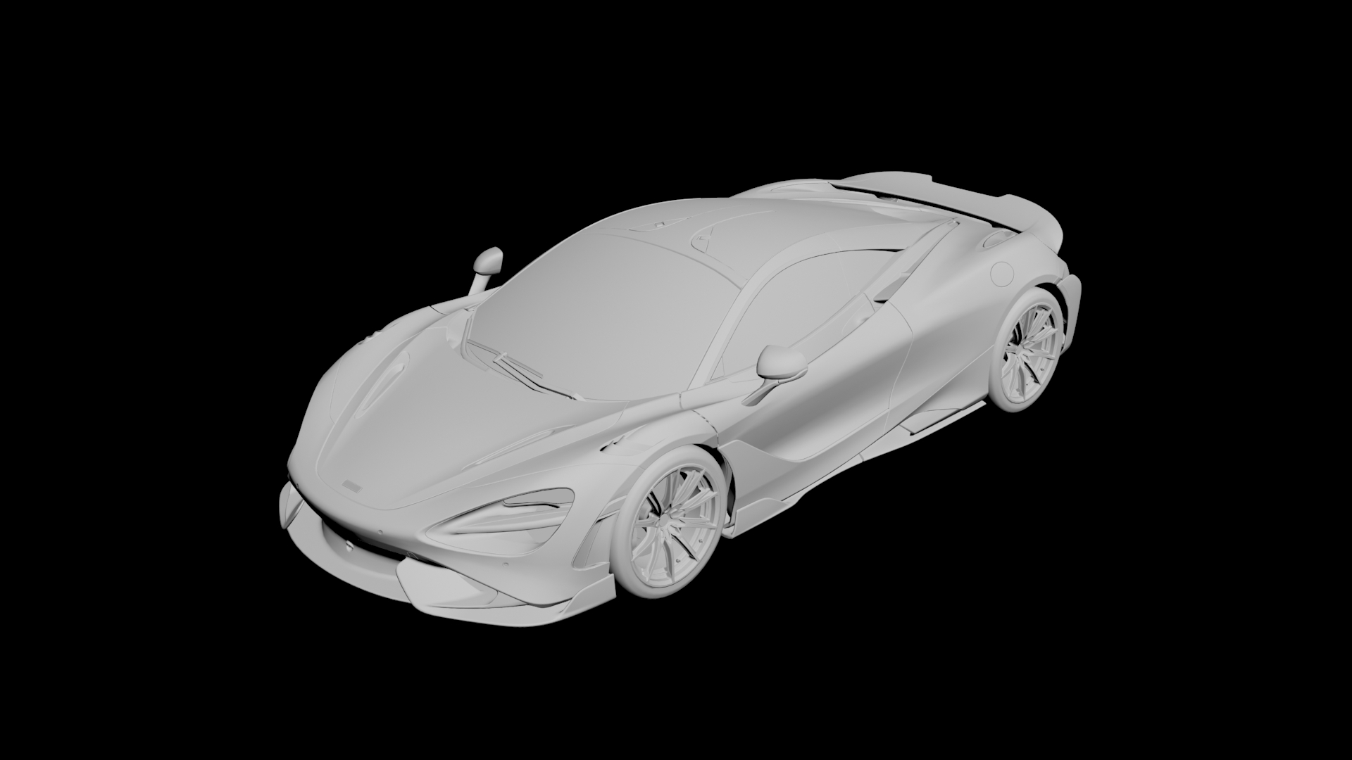 McLaren 765LT 3D model - 1