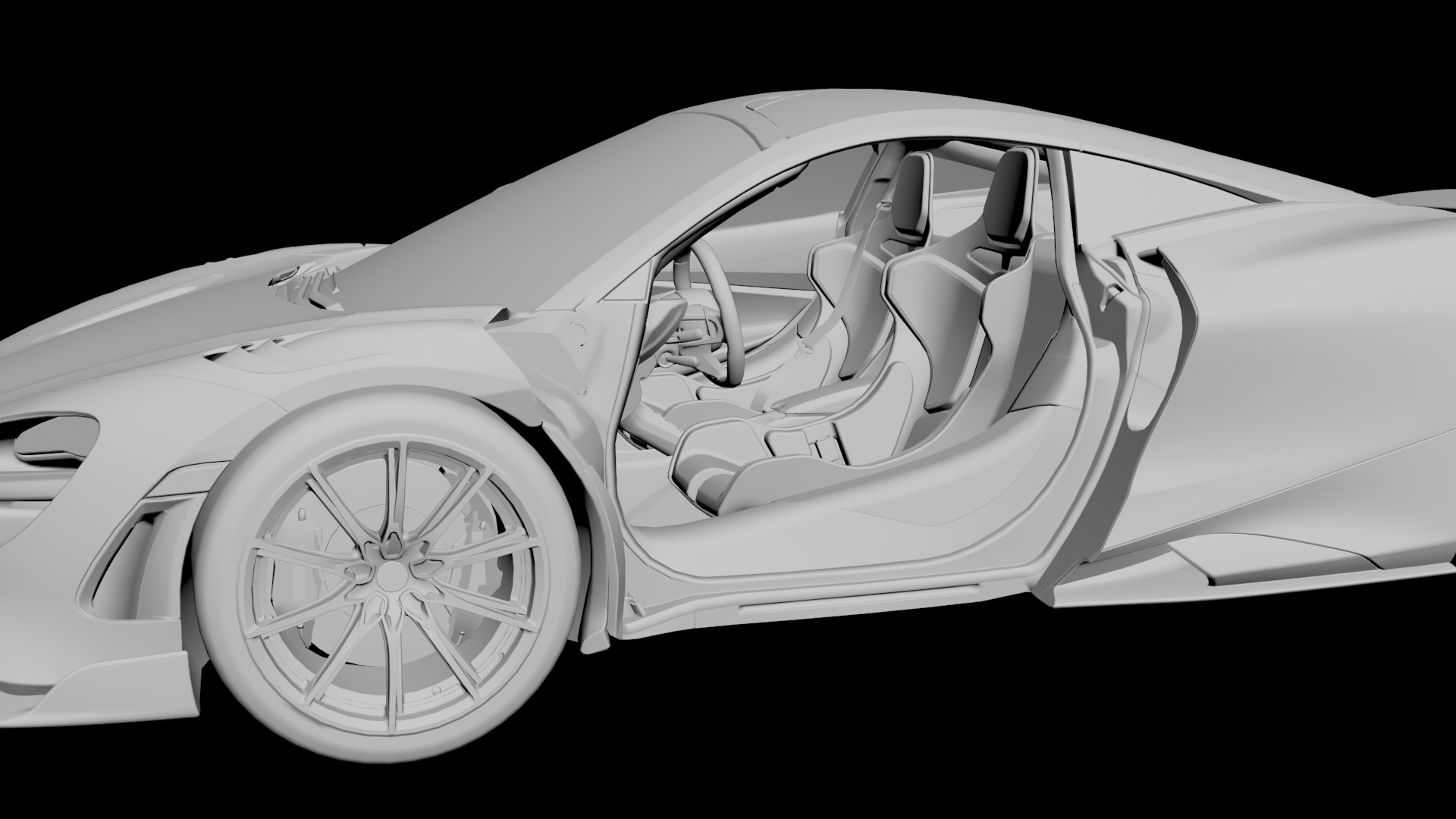 McLaren 765LT 3D model - 4
