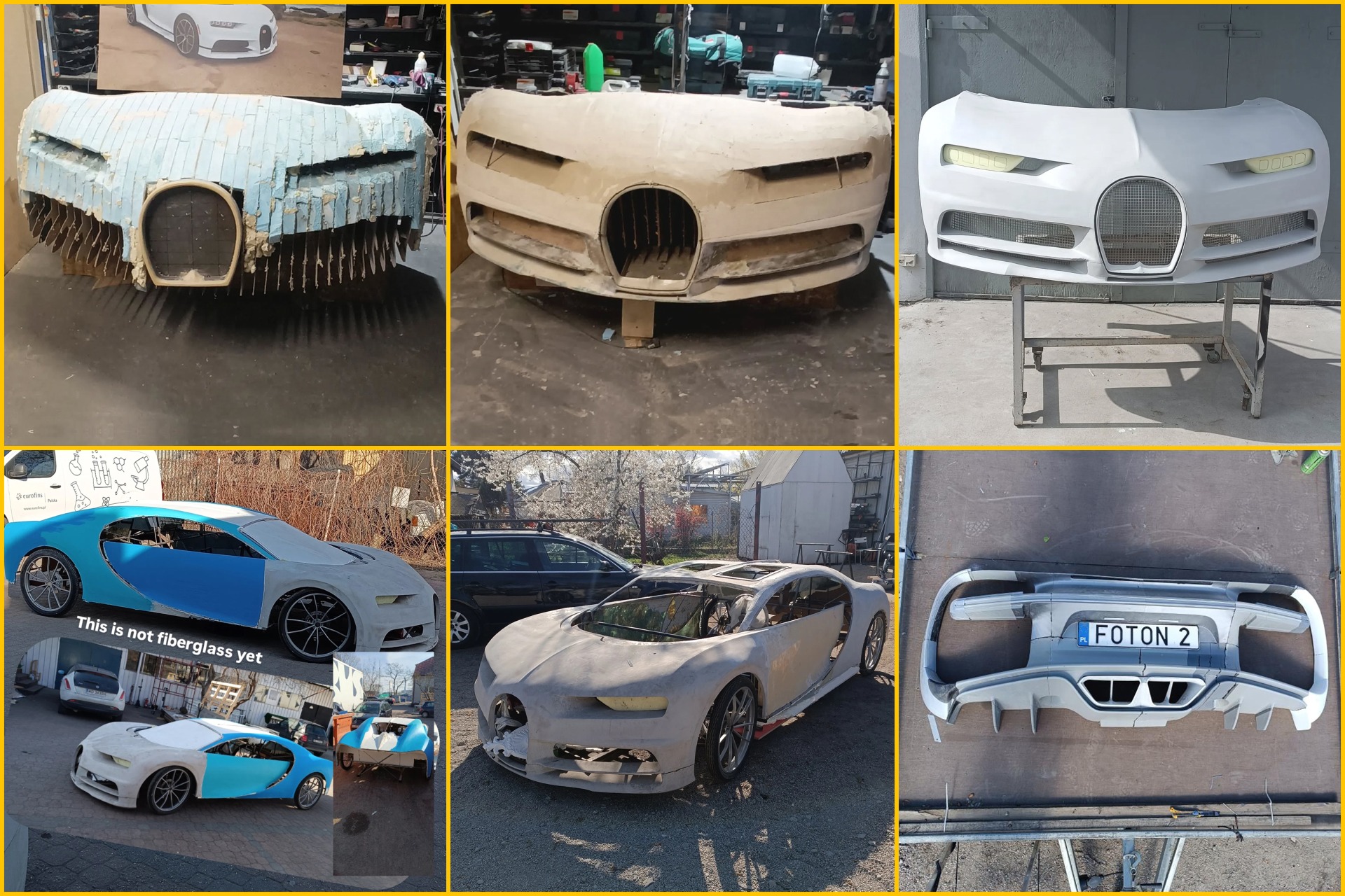 Bugatti Chiron replica build