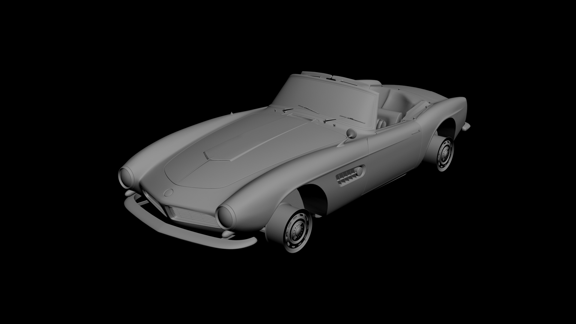 BMW 507 3D model - 1