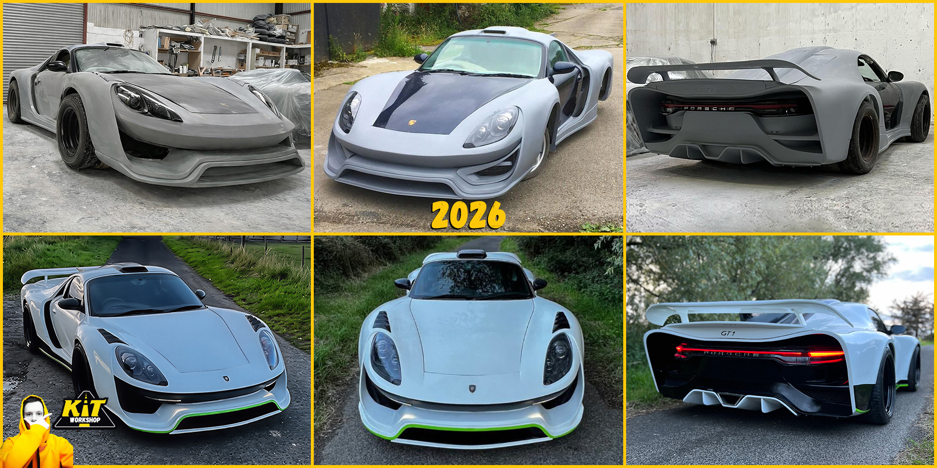 Porsche Boxster GT1 custom body kit