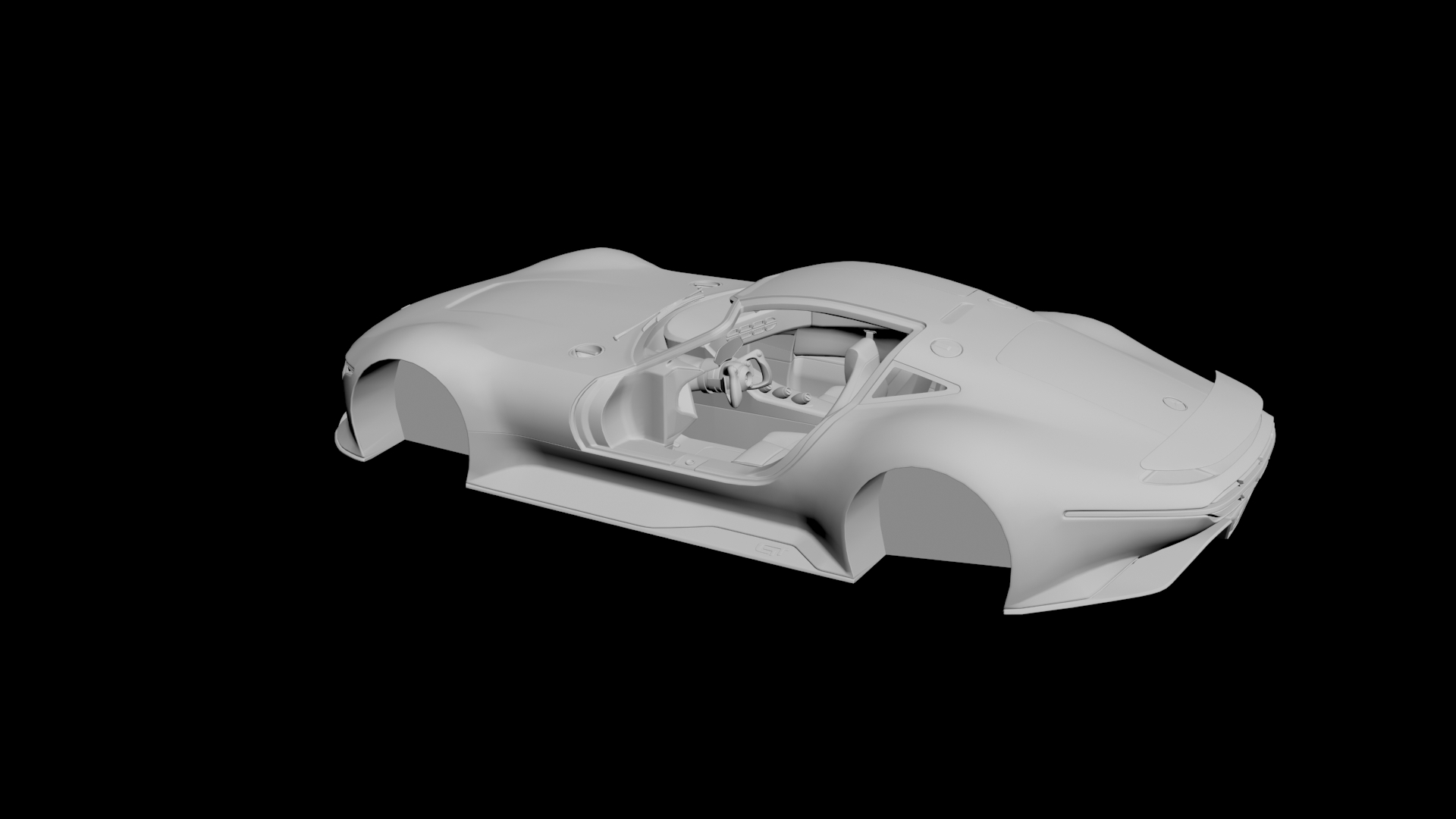 Mercedes AMG Vision Gran Turismo 3D model-3