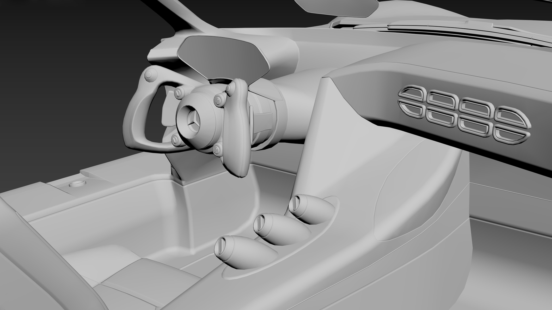 Mercedes AMG Vision Gran Turismo 3D model-4