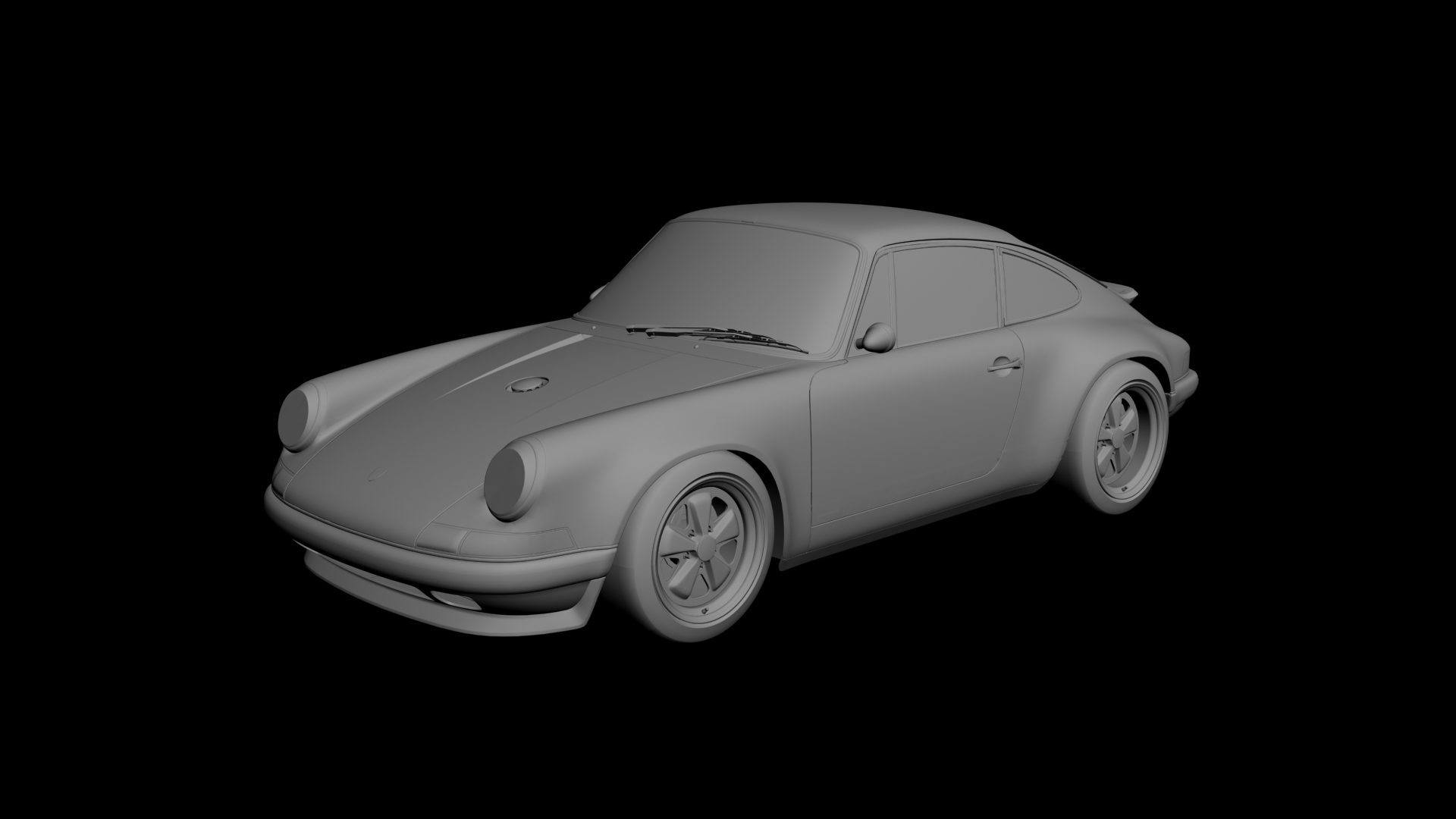 Porsche 911 Singer 3D model - 1