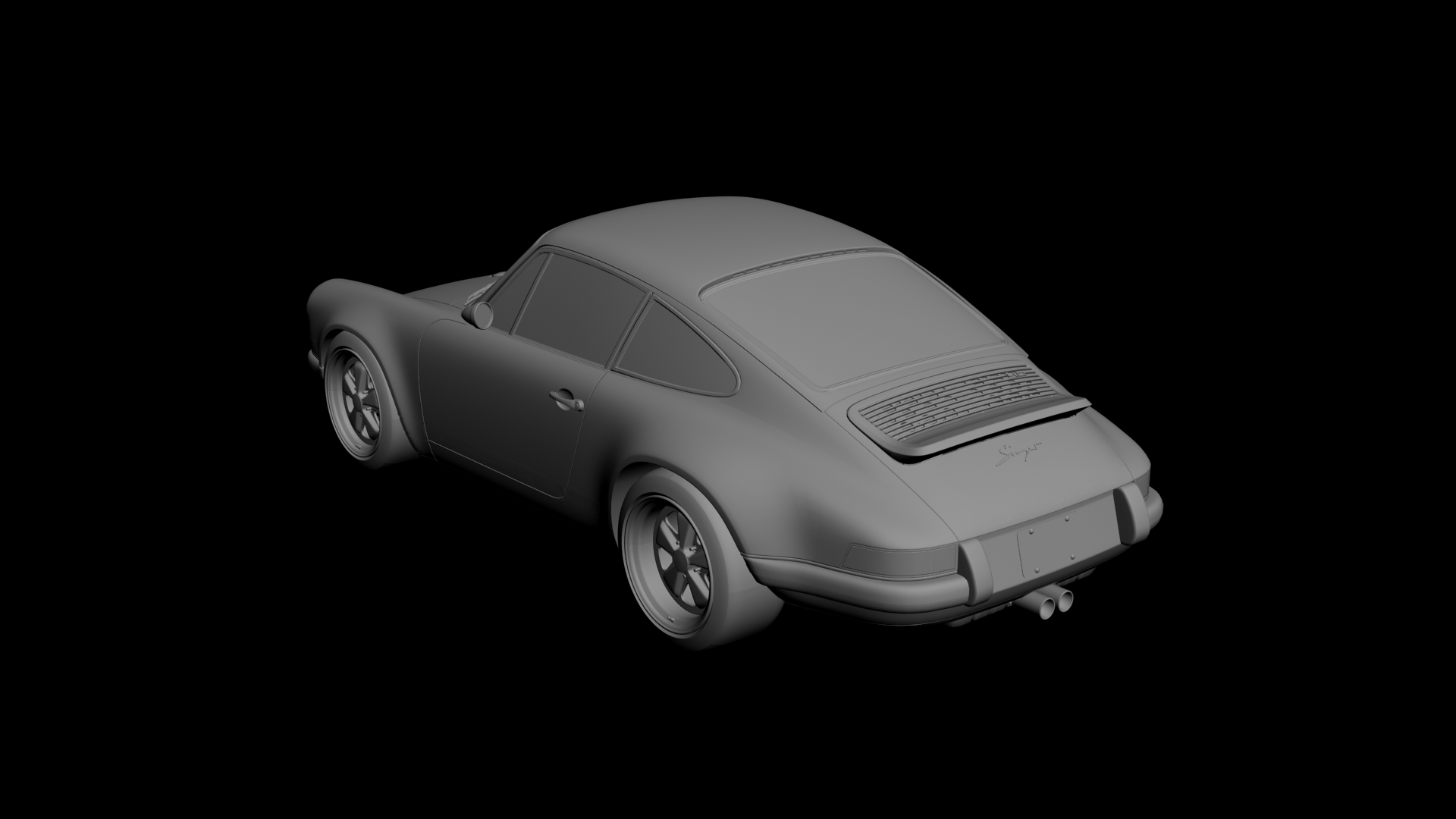 Porsche 911 Singer 3D model - 2