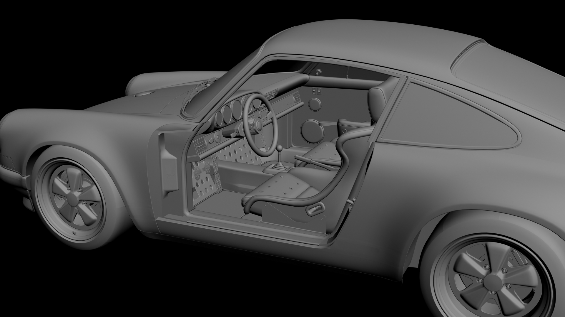 Porsche 911 Singer 3D model - 3
