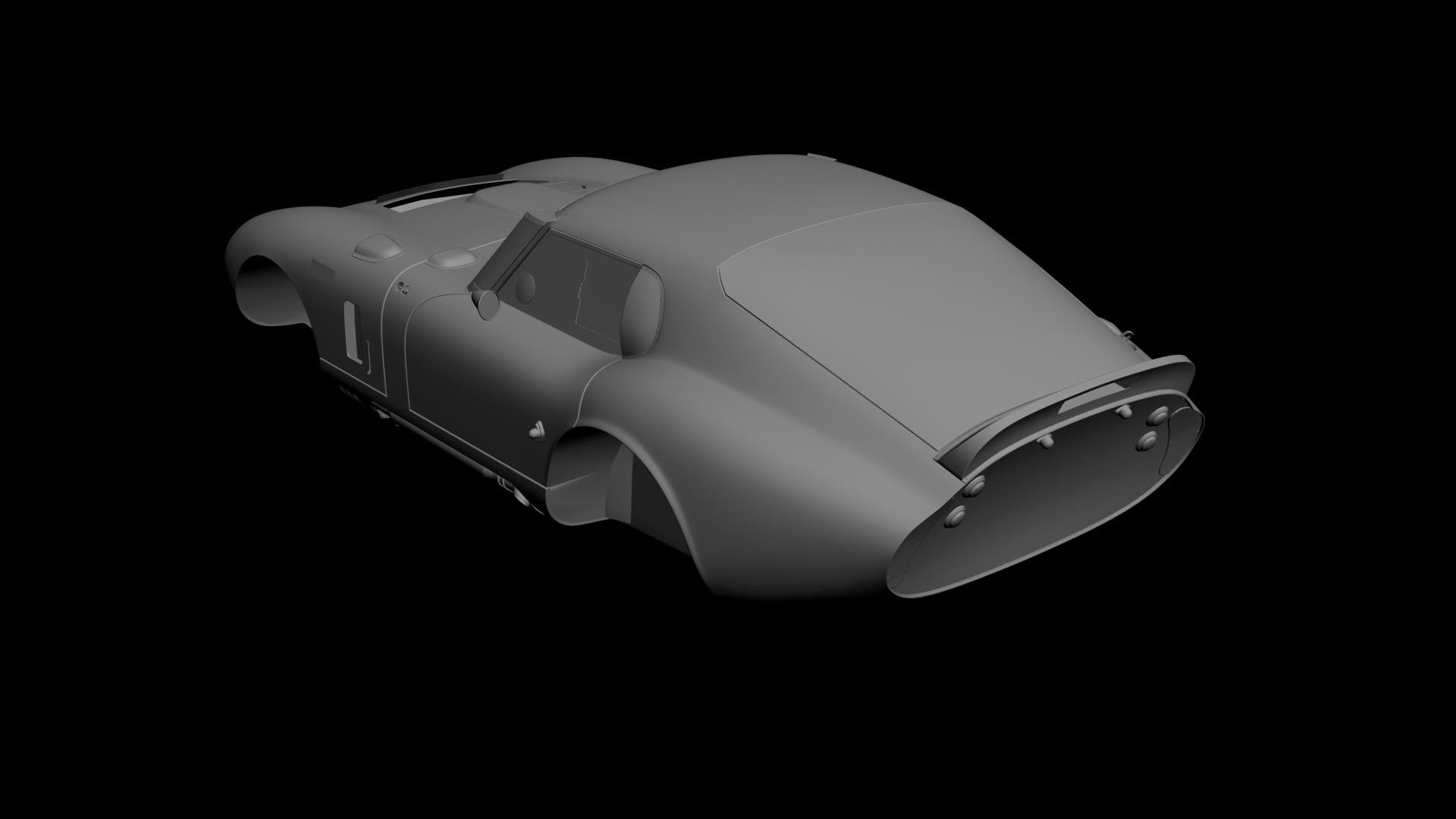 Shelby Daytona 3D scan model-2