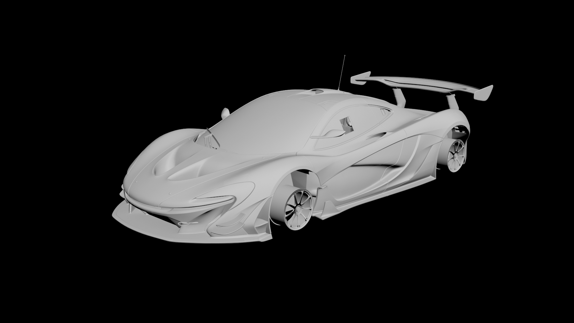 McLaren P1 GTR 3D model - 1