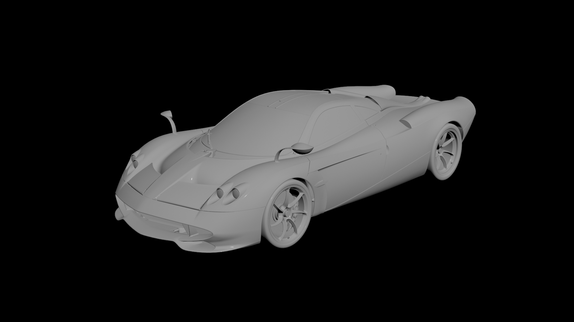Pagani Huayra Codalunga 3D model - 1