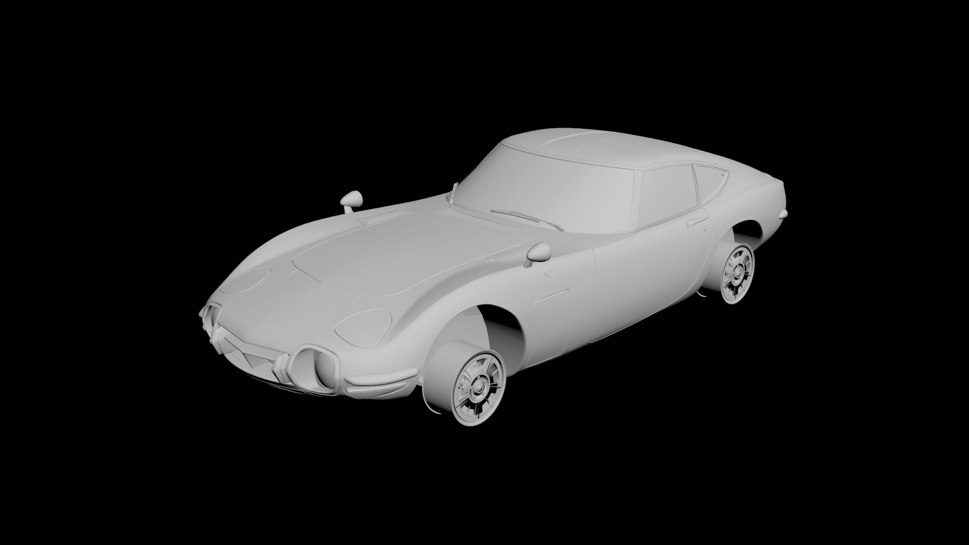 Toyota 2000GT 3D model - 1