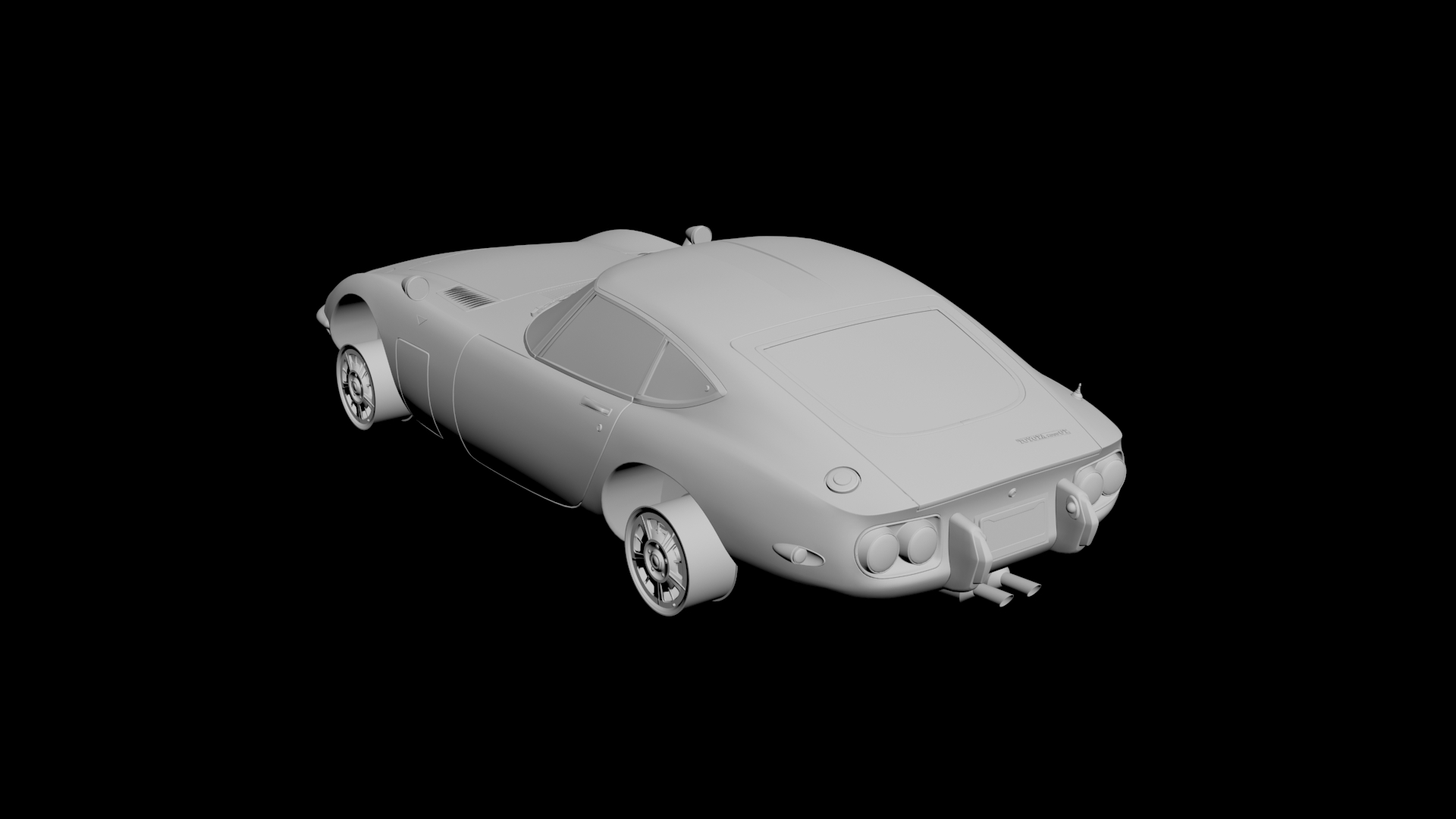 Toyota 2000GT 3D model - 2