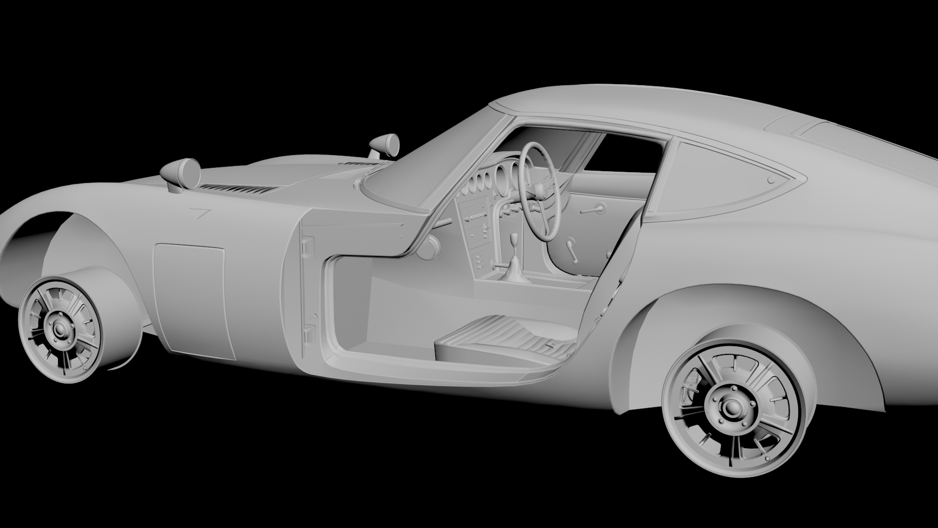 Toyota 2000GT 3D model - 3