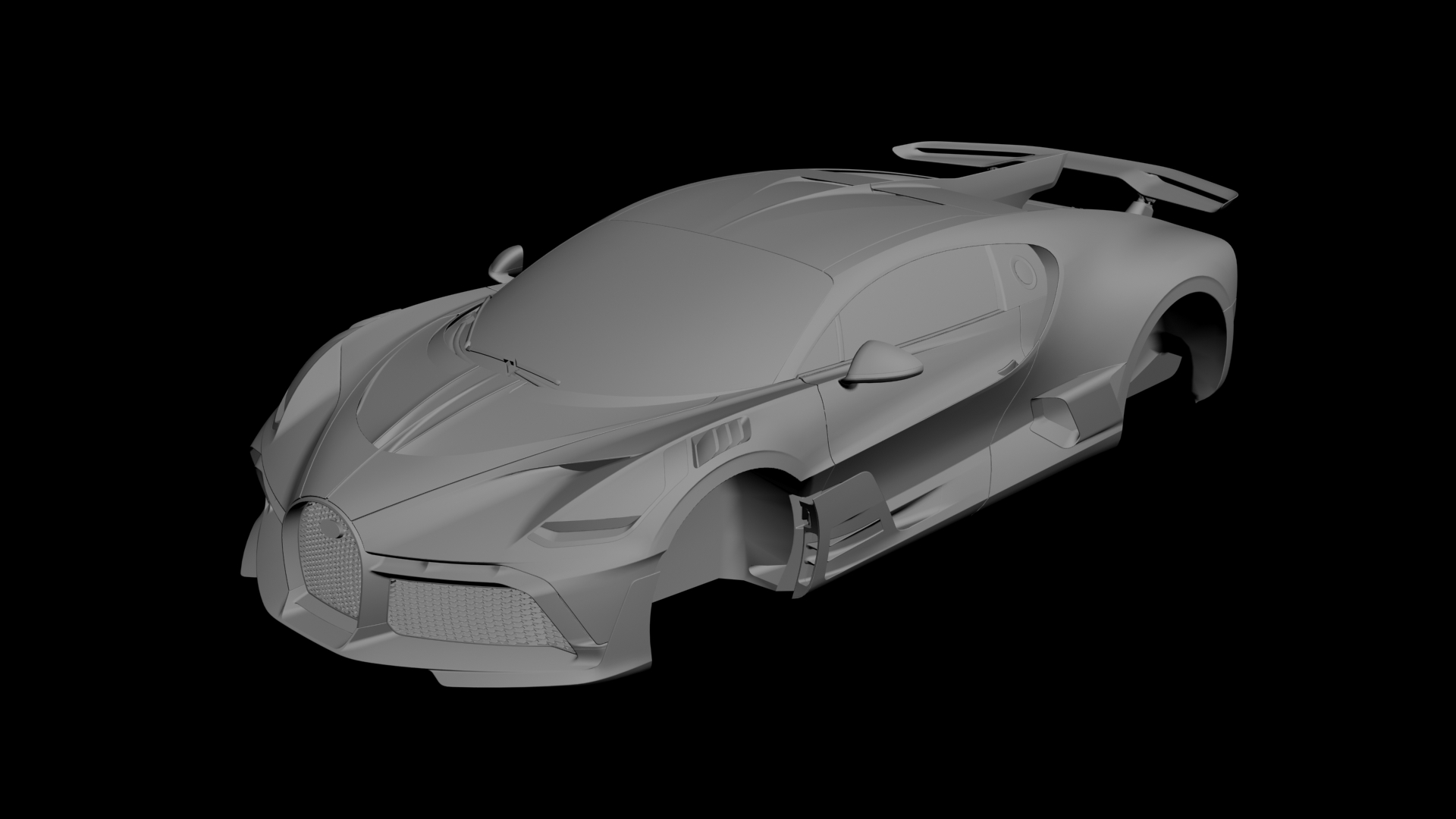 Bugatti Divo 3D model - 1
