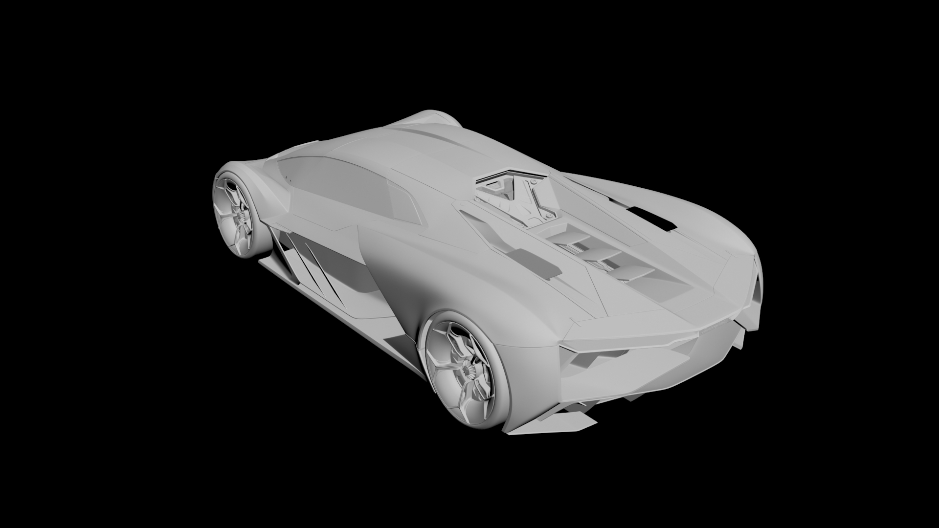 Lamborghini Terzo Millennio 3D scan model-2