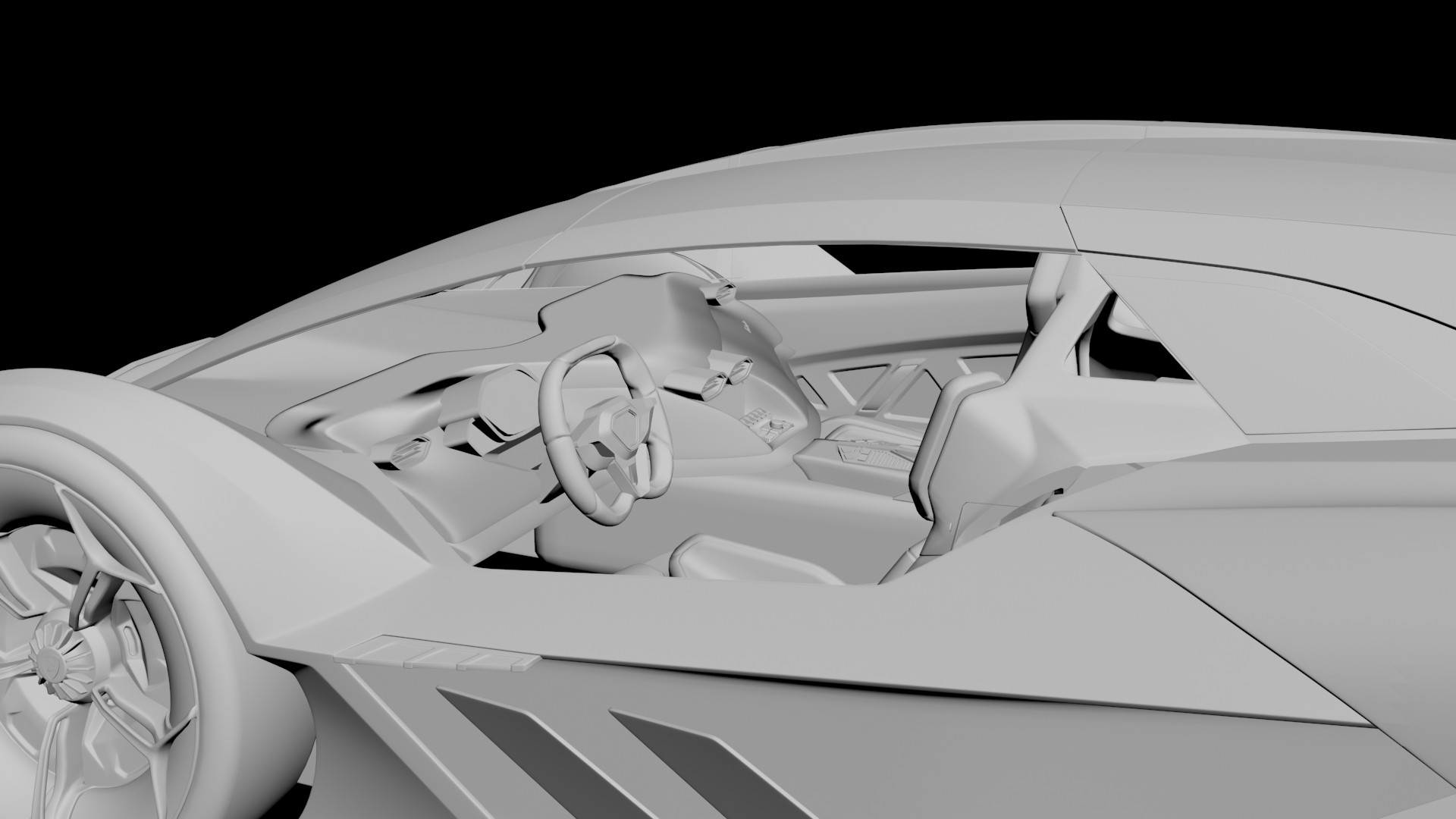 Lamborghini Terzo Millennio 3D scan model-3