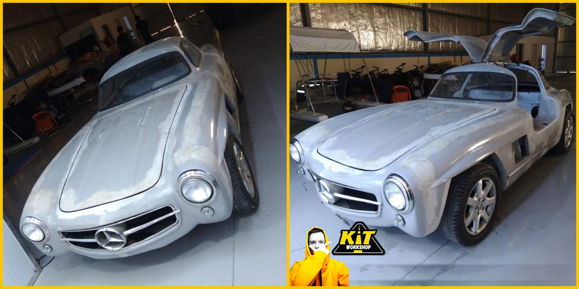 Mercedes 300SL Gullwing replica car from our car buck files
