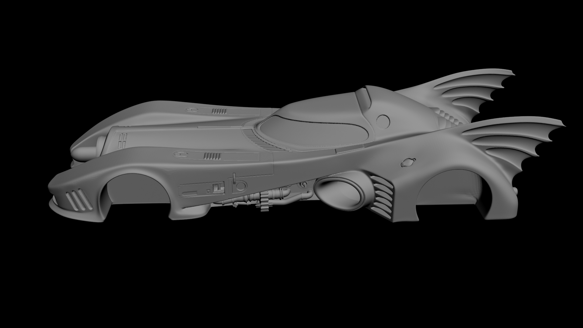 Batmobile 3D model - 3