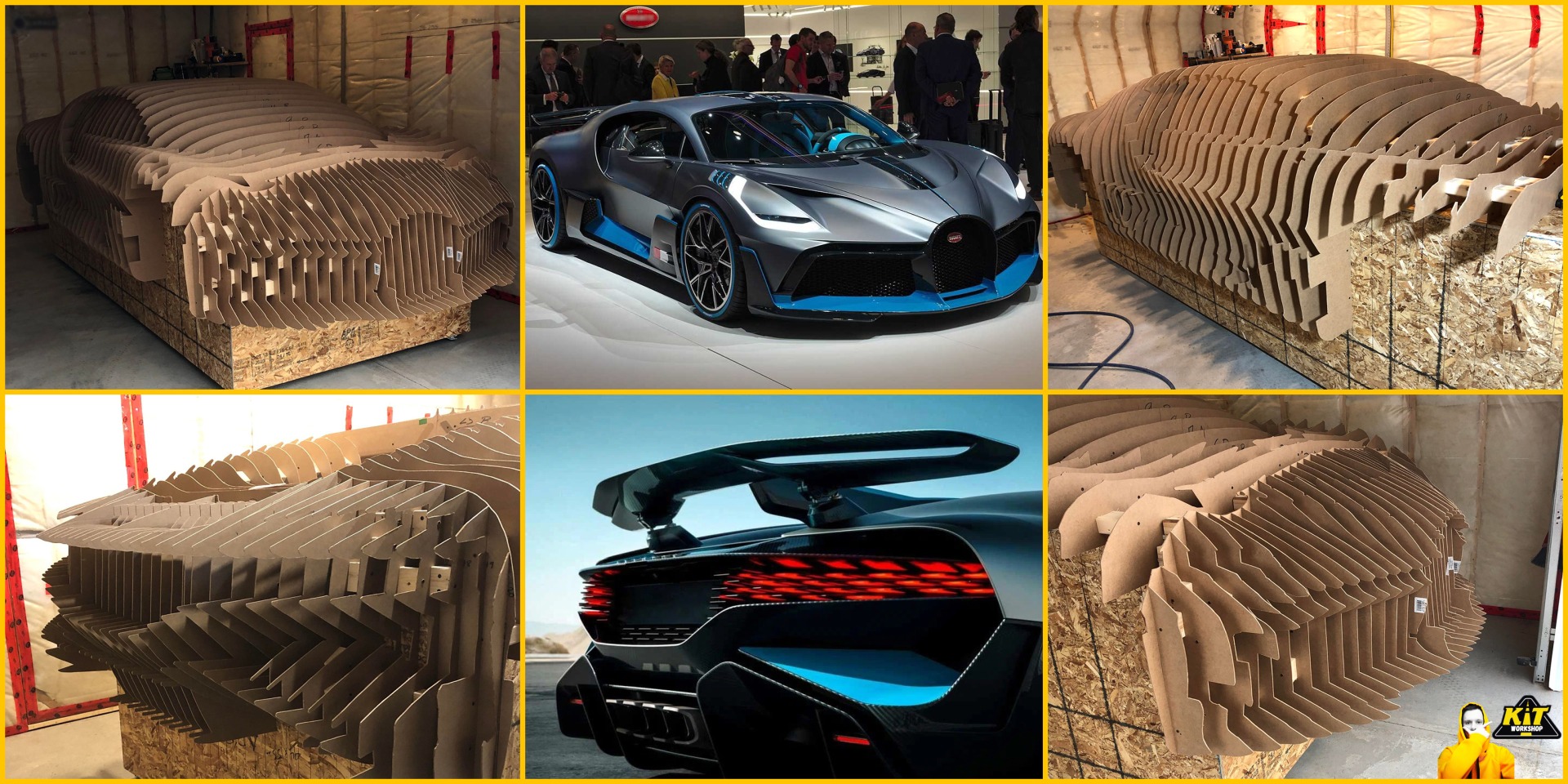 Bugatti Divo replica build from car buck files