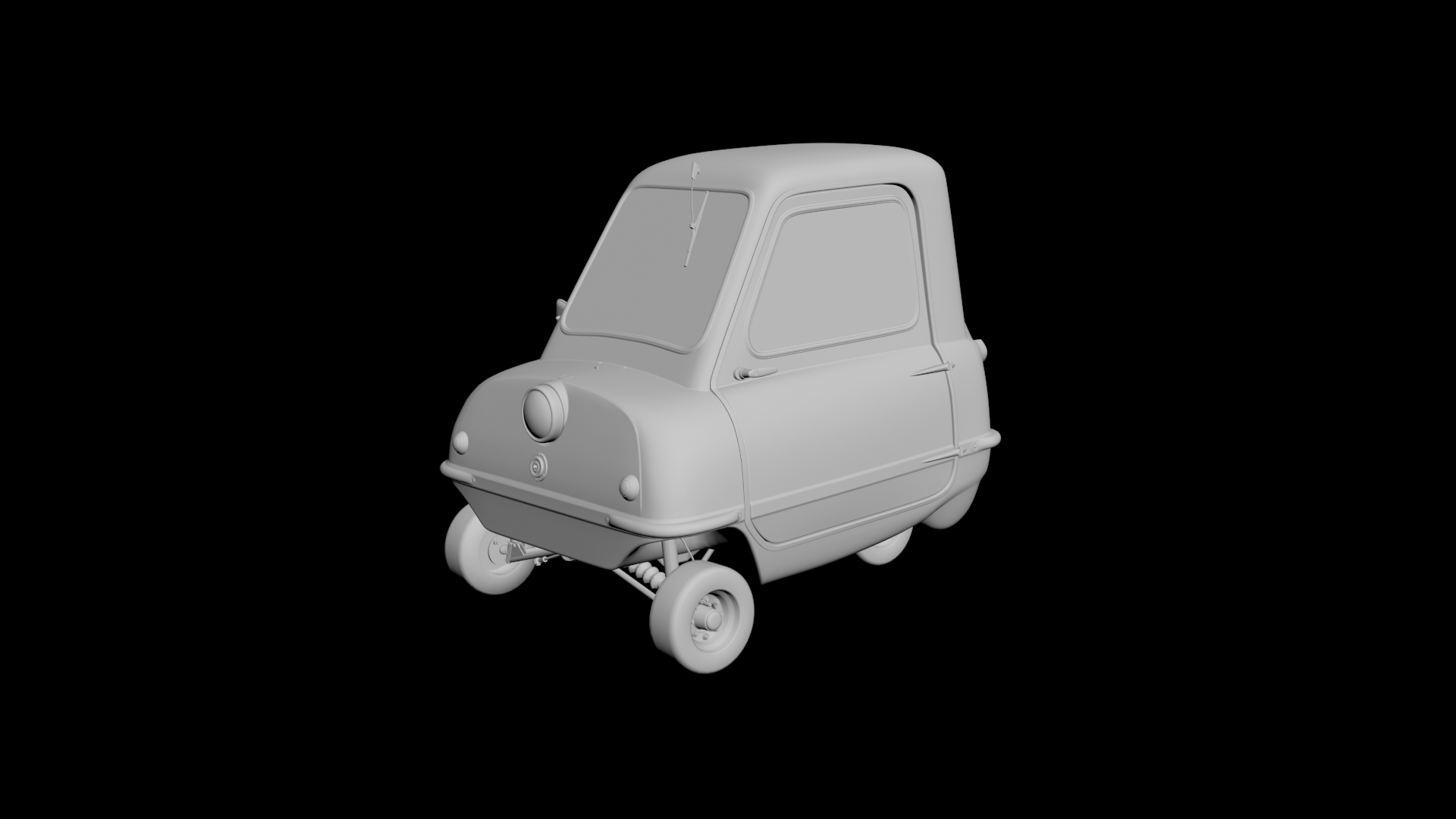 Peel P50 3D model - 1