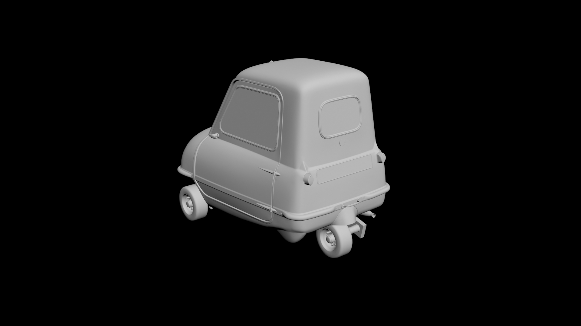 Peel P50 3D model - 2