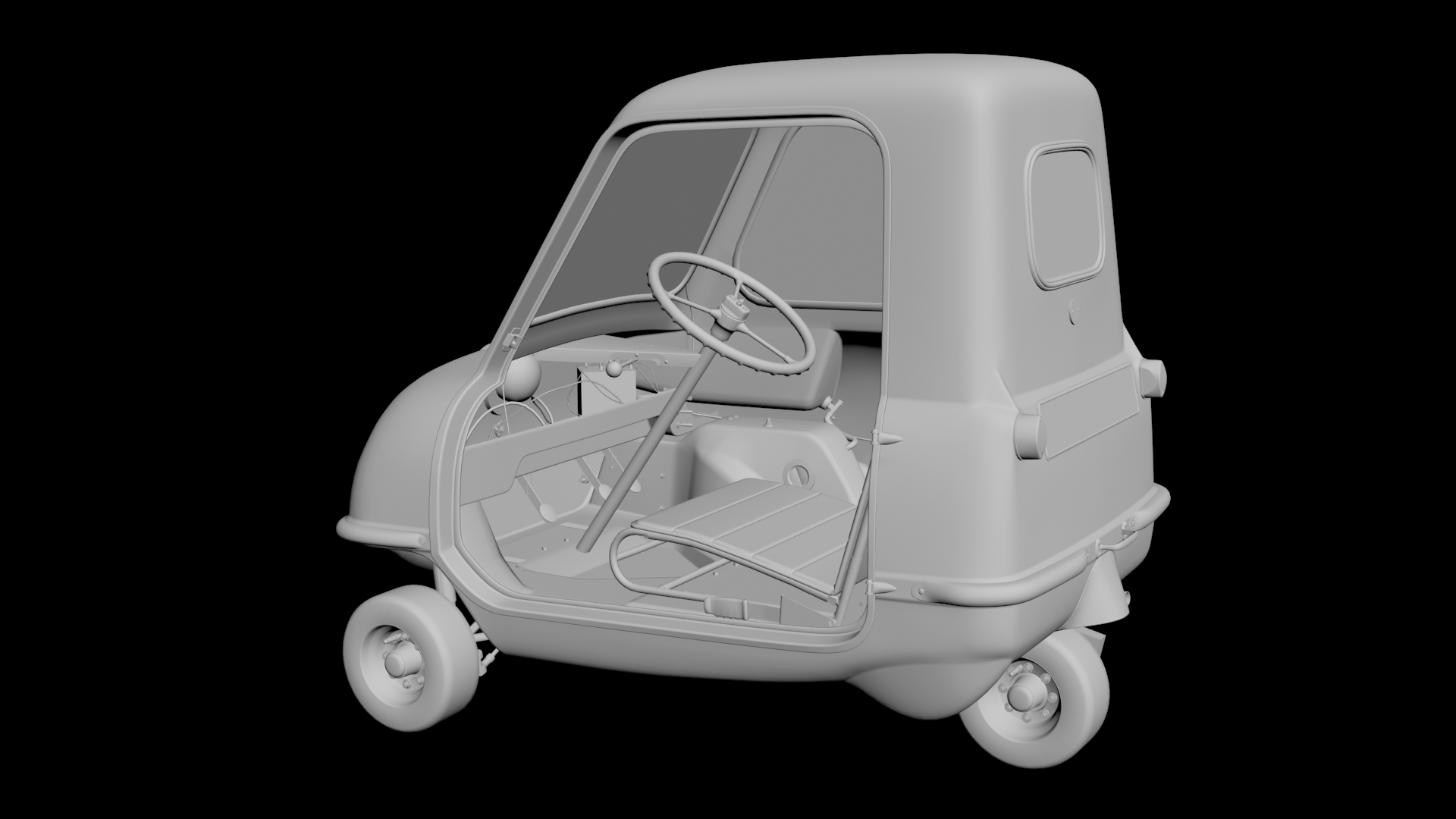 Peel P50 3D model - 3