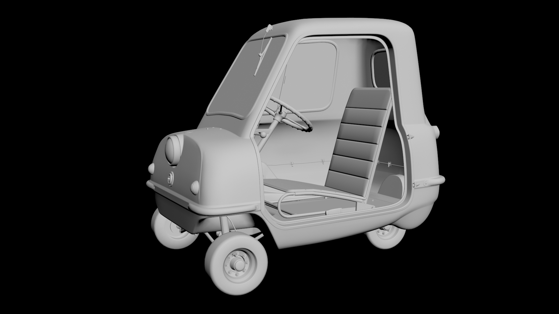 Peel P50 3D model - 4