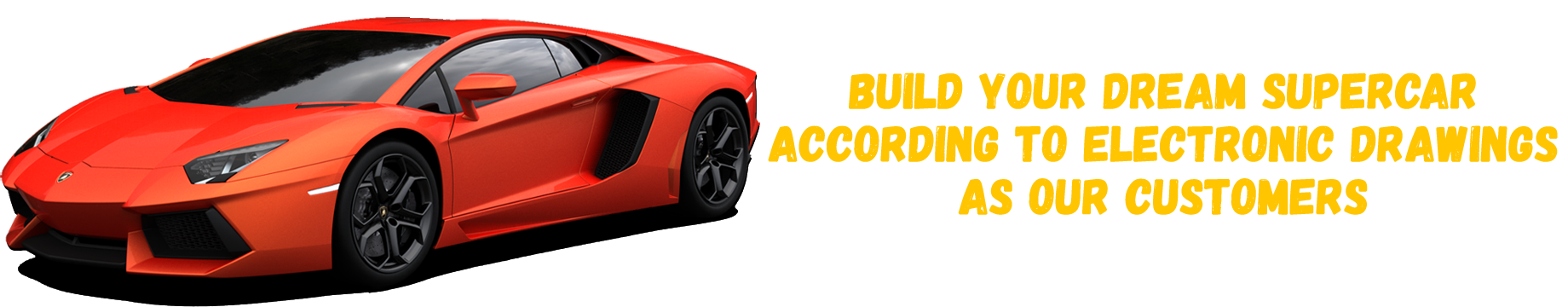 Build your dream car (kit car) from digital car buck files