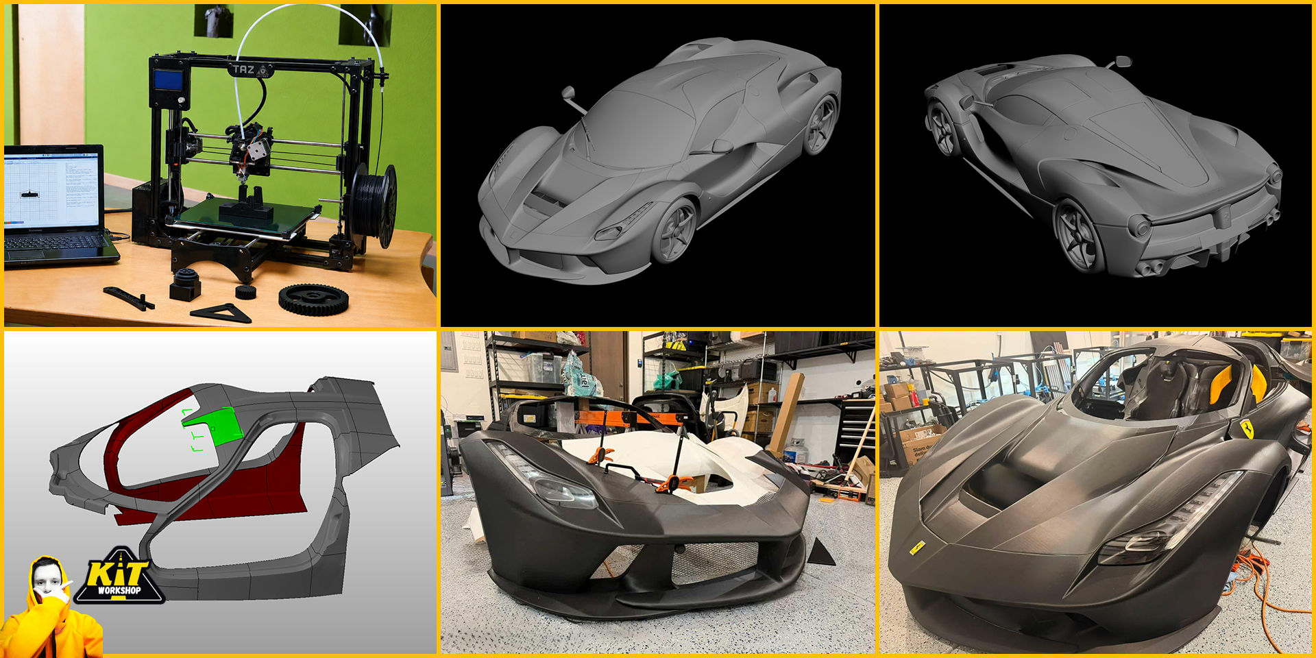 3D printed LaFerrari 3D printing