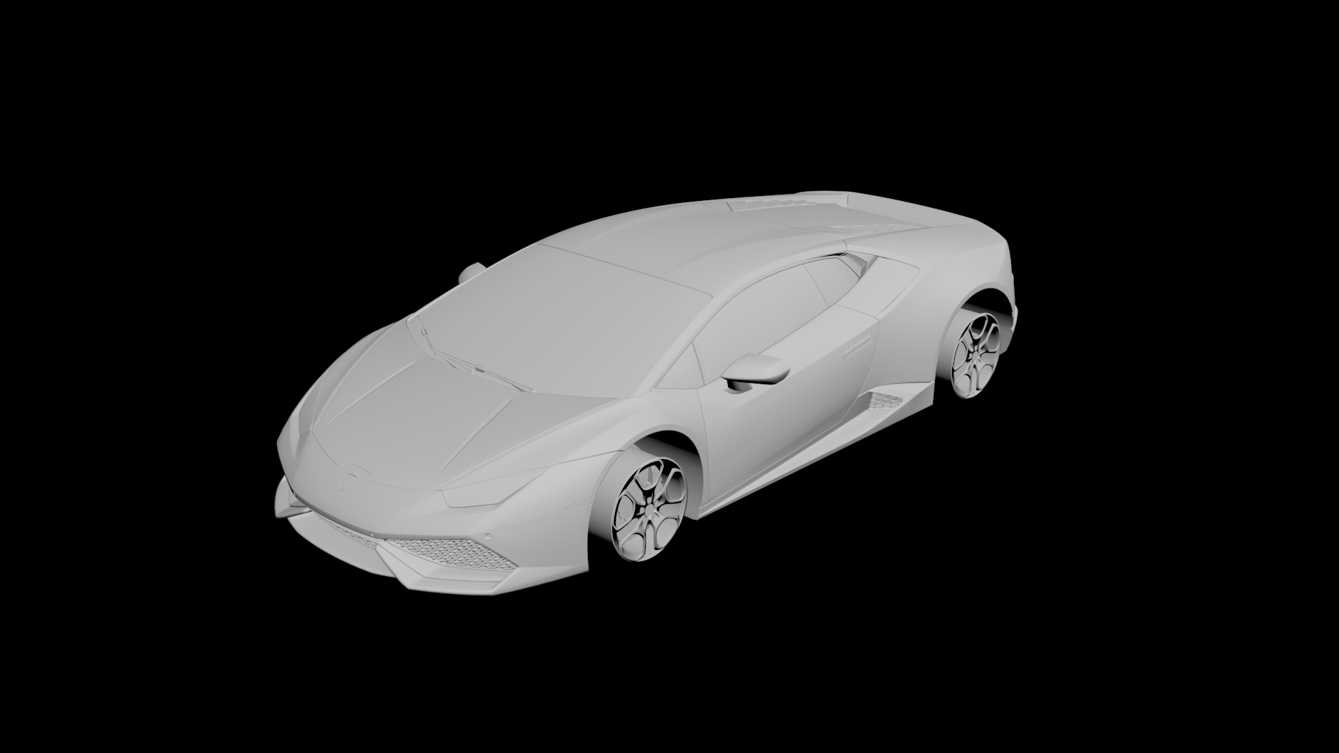 Lamborghini Huracan 3D model - 1