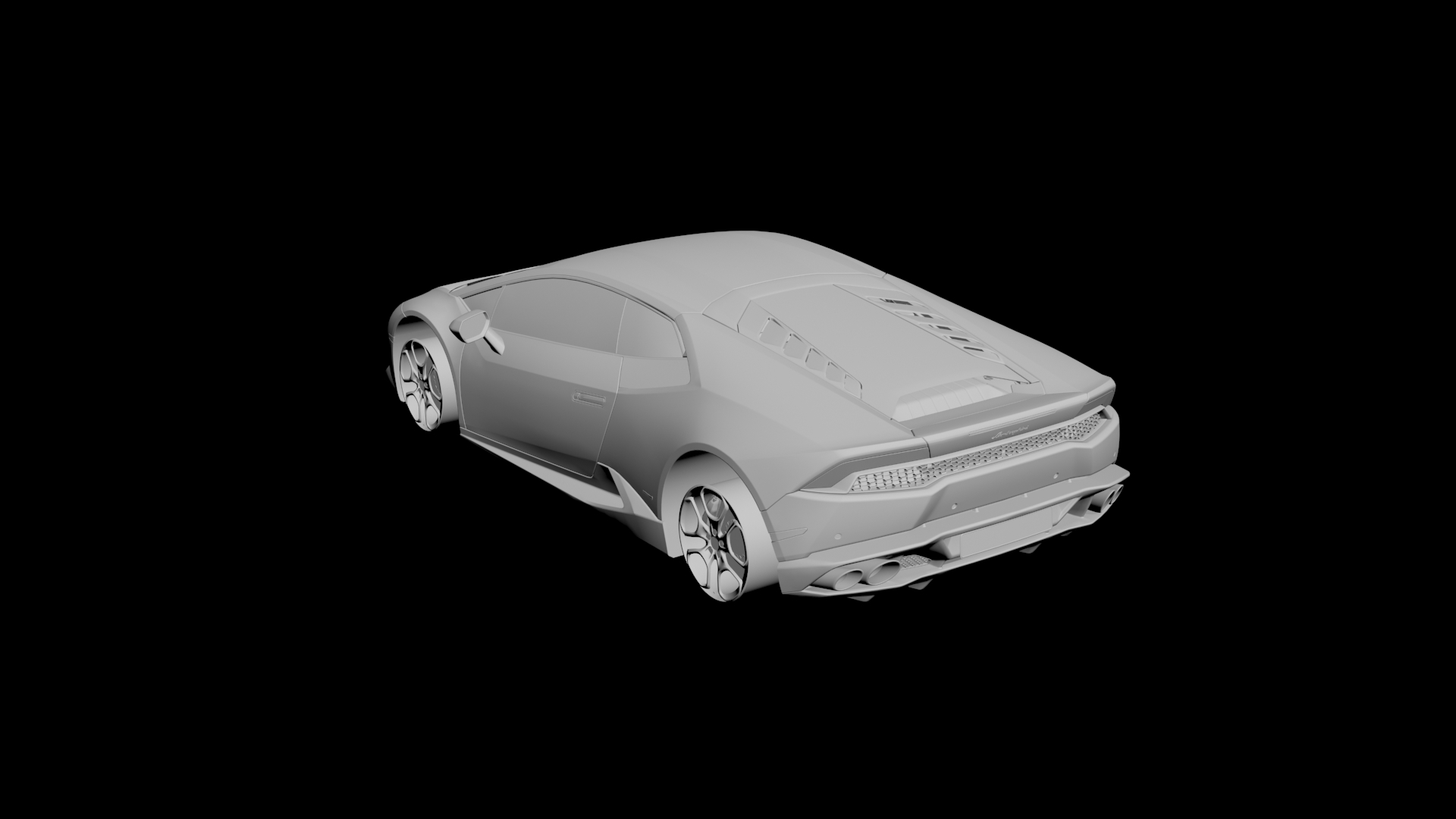 Lamborghini Huracan 3D model - 2