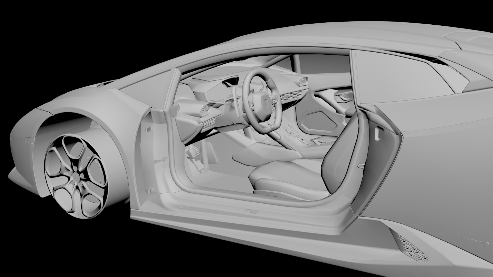 Lamborghini Huracan 3D model - 3