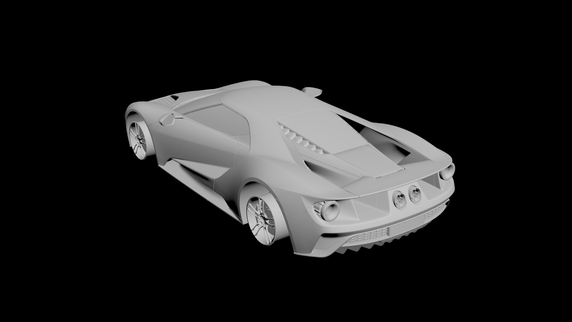 Ford GT 3D model - 2